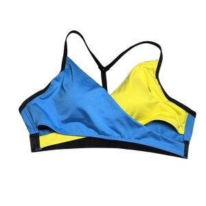 PINK Sport Victoria's Secret Lightly Lined Gym To Swim Sports Bra Bikini Top L